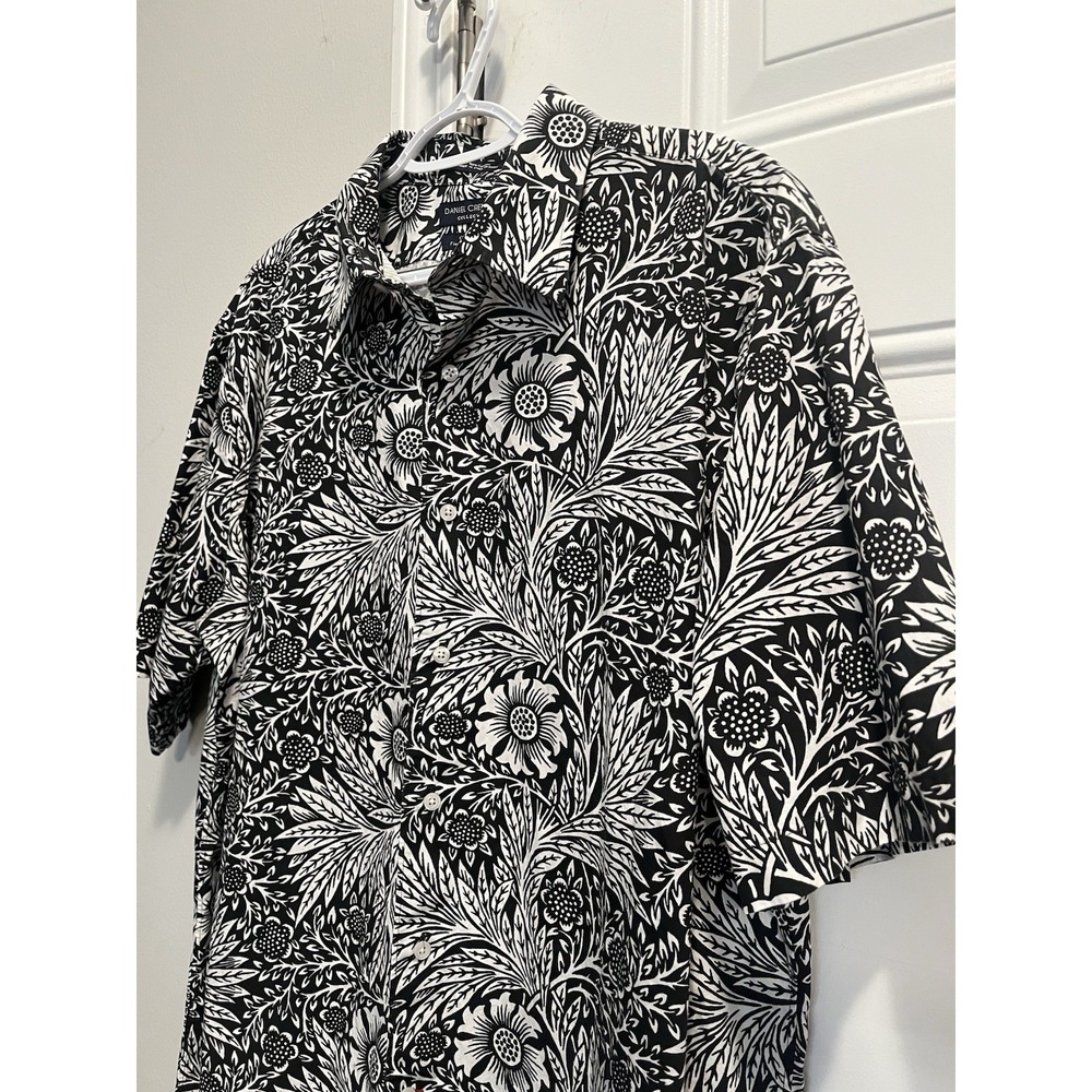 Daniel Cremieux Men's Short Sleeve Collared Shirt XL Floral Print Button Down - Picture 2 of 5